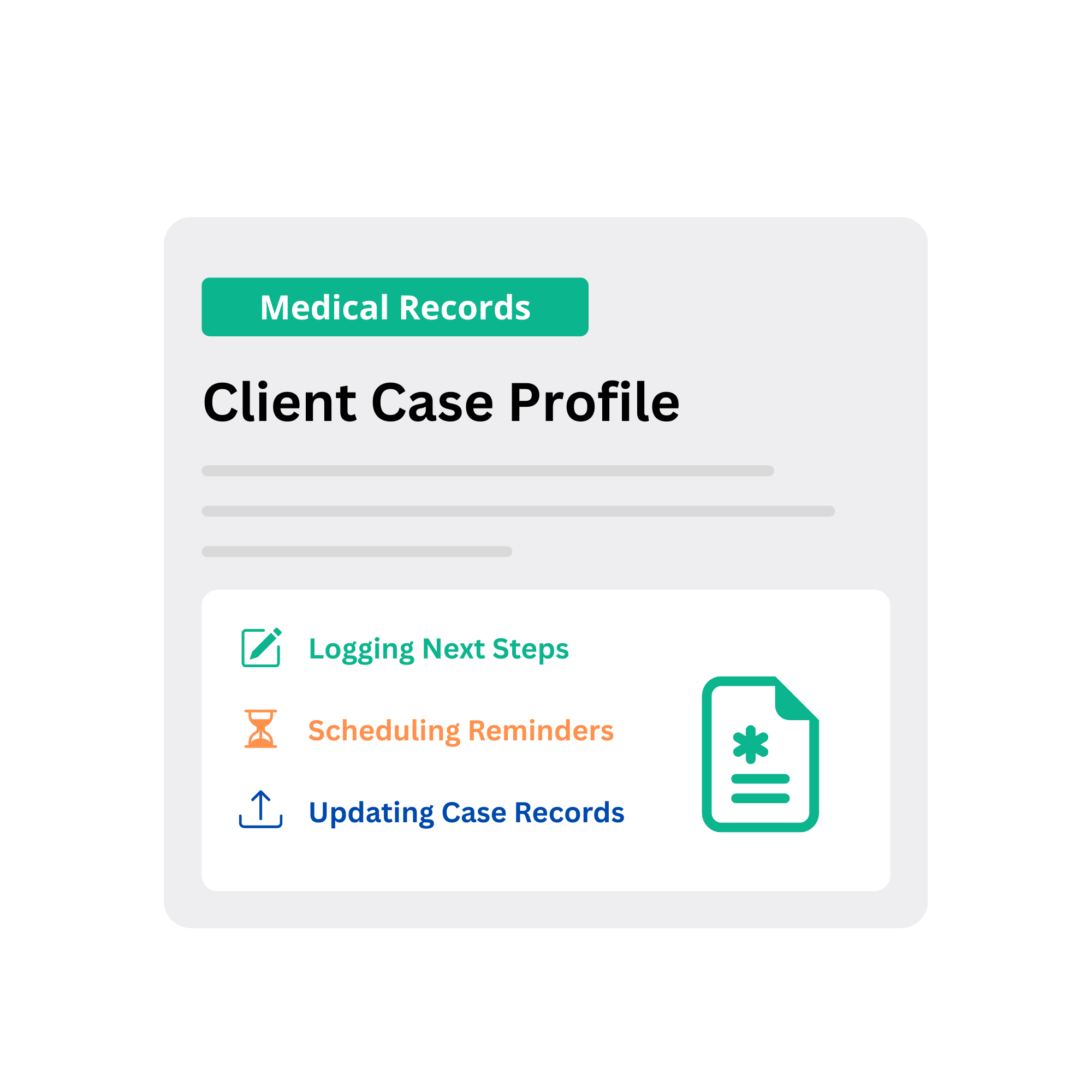 Treatment tracker workflow